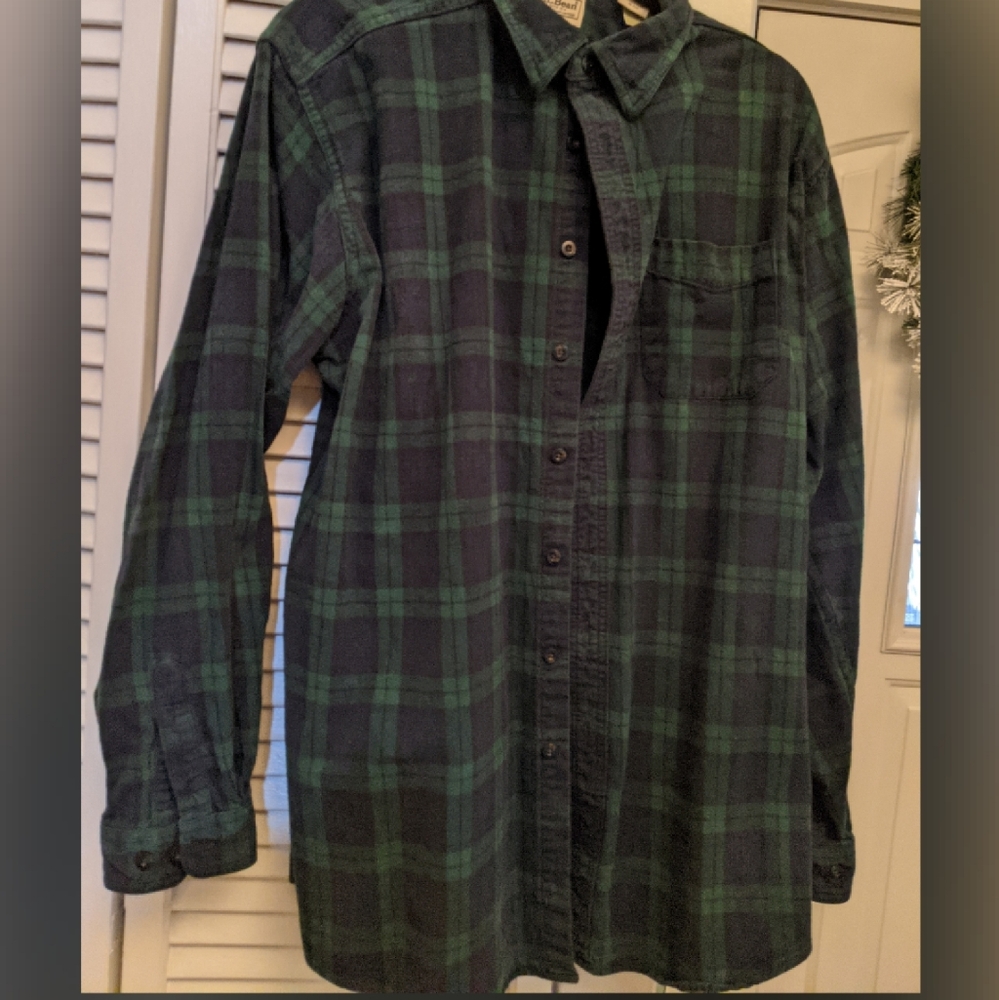 LL Bean Plaid shirt size tall xl